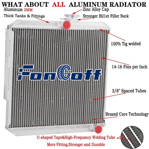 Rangées radiateur pour - 3-rangées, land