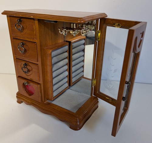 Portagioie vintage legno acero