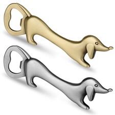 Apribottiglie bassotto metallo birra apribevande accessorio bar cucina gadget