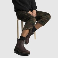 Stivali donna Timberland LONDON SQUARE CHELSE DARK RUBBER BOOTS BROWN BOOTS