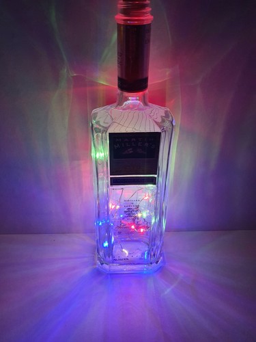 Martin millers gin bottle lamp - bottle,