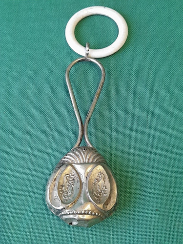 Antico sonaglio per bambini - sonaglio,