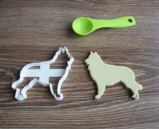 Tagliabiscotti pastore belga cane cucciolo pet treat cucciolo pupcake topper
