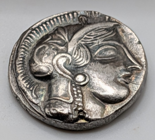 Antico gufo greco ateniese