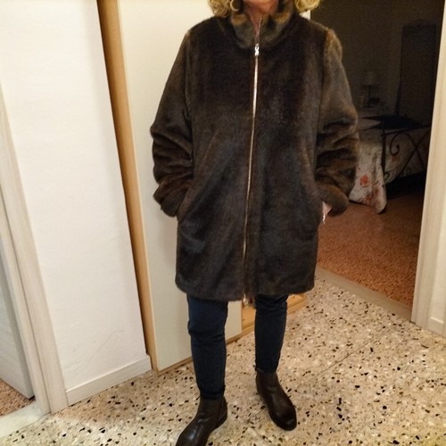 Pelliccia ecologica donna - pelliccia,