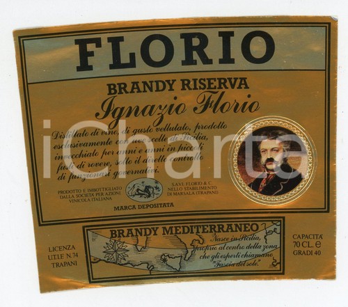 1970 florio brandy riserva - florio,