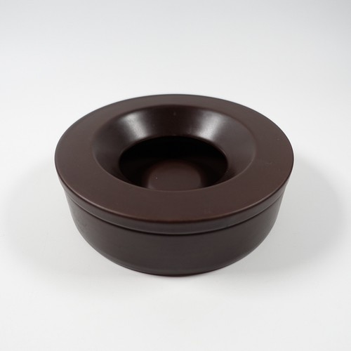 Posacenere marrone ceramica - marrone,