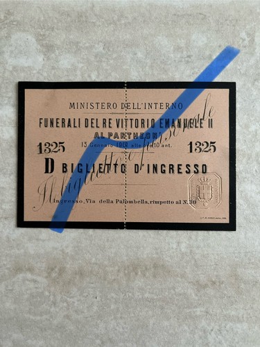 1901 funerale re - 1901, vittorio