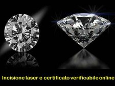 Diamante taglio brillante 0,78 ct laser e certificato QUOTAZIONE RAPAPORT