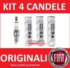 KIT 4 CANDELE ORIGINALI FIAT DOBLO (263) 1.4 Natural Power METANO DAL 2010