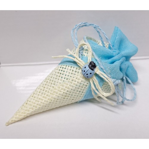 Cono sacchetto celeste - 5,