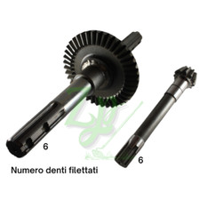 COPPIA CONICA PIGNONE CORONA