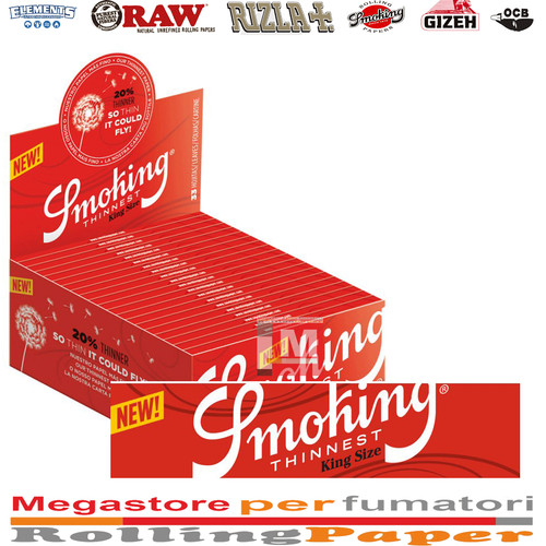 Cartine smoking thinnest king - cartine,