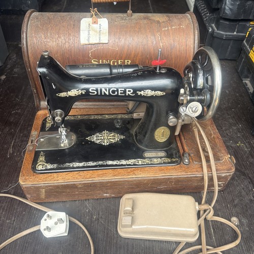 Vintage singer sewing machine - vintage,