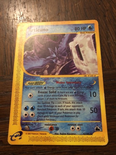 Carta pokemon articuno - r@c.,
