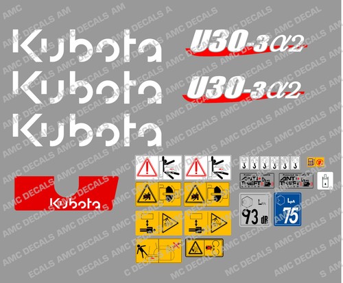 Kubota u30 3a2 - kubota, escavatore