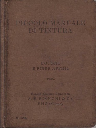 Piccolo manuale tintura - manuale, di