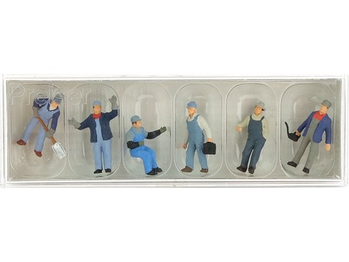 Preiser cheminots 87 - ho, 1/87