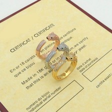 Anelli Pantera Placcati Oro