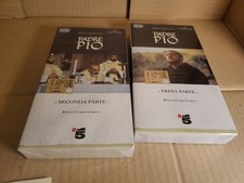 2 VHS Padre Pio Sergio Castellitto sigillate completo nuovo ASC1