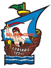 2 adesivi moto morini corsaro 125