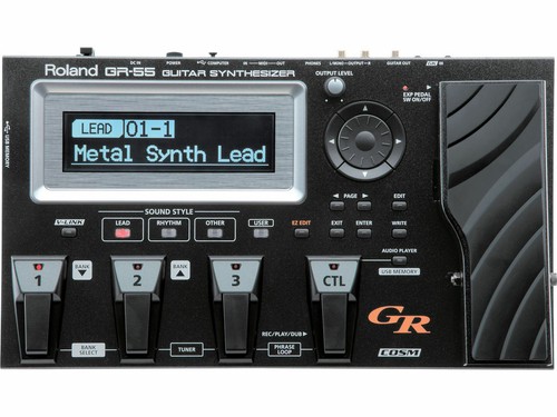 Roland 55s black guitar - roland, gr