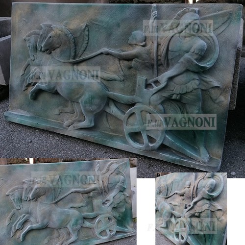 Bassorilievo quadro biga - bassorilievo,