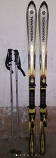 sci completi di attacchi, racchette e scarponi ottimo stato