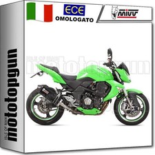MIVV 2 SCARICO OMOLOGATO CAT-OEM OVAL CARBONIO C KAWASAKI Z 1000 Z1000 2009 09