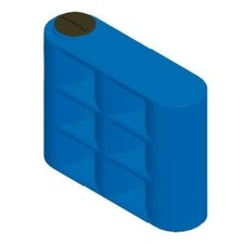 SERBATOIO CISTERNA IN POLIETILENE CILINDRICO PARALLELEPIPEDO 1000 LITRI