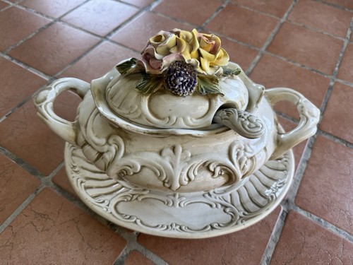 Zuppiera ceramica con - ceramica,