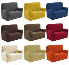 Copridivano 1 2 3 e 4 posti elasticizzato salvadivano copripoltrona fantasia due