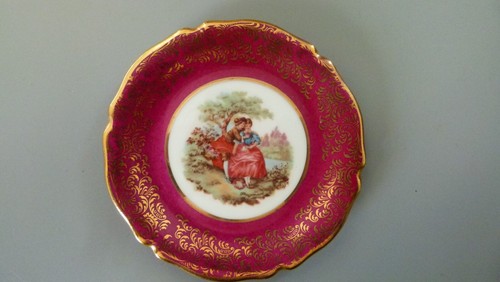 Limoges porcelain miniature - limoges,