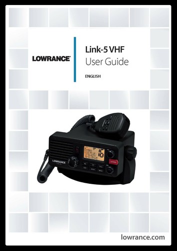 Lowrance link vhf - vhf, radio