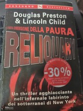 Preston Child Reliquary bestseller Sonzogno