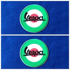 A Pair Of Vespa Scooter