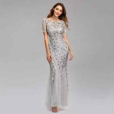 Vestito Abito Elegante Lungo