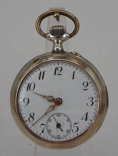Orologio tasca uomo aperto - orologio,