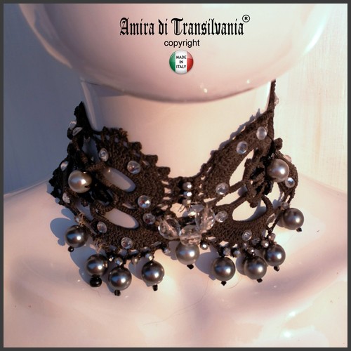 Gioielli collarino macramè - collarino,