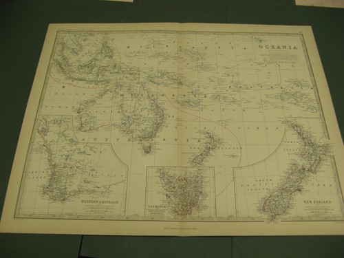 Grande mappa oceania 100 - oceania, 100%