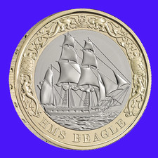 Moneta da 2 sterline. 2026 HMS