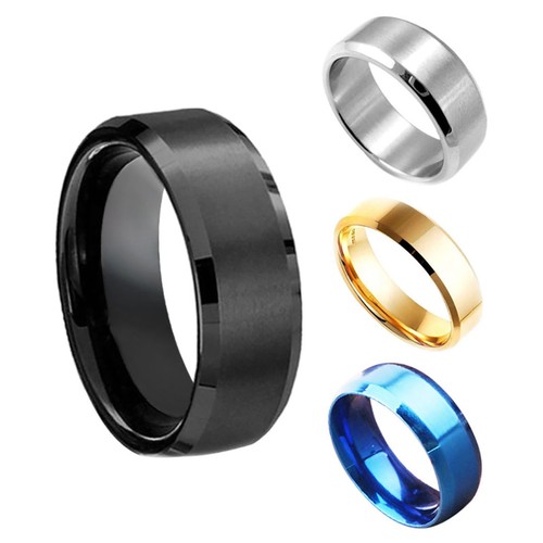 Anello acciaio inox - anello, 8mm