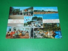 Cartolina Riva dei Pini - Lido di Fermo - Vedute diverse 1973.