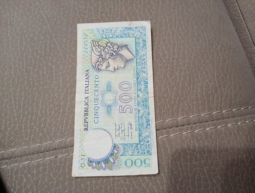 500 lire carta come - 500, di