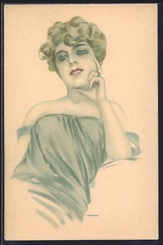 Cartolina artista leopoldo - d'artista,