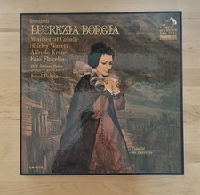 Dischi Vinile Opera LIrica Lucrezia Borgia Donizetti LM6176  printed USA Raro