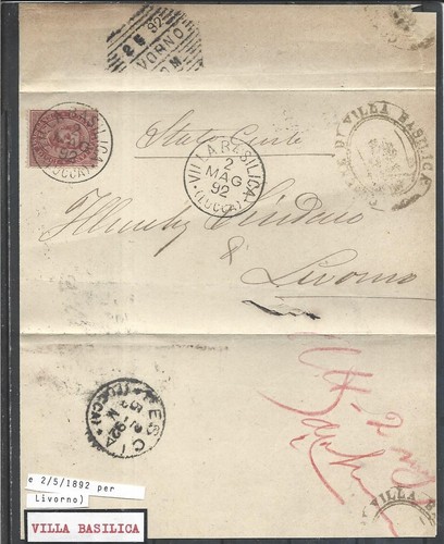 1892 20c isolato - 1892, da