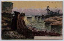 Antique italian postcard - antique,
