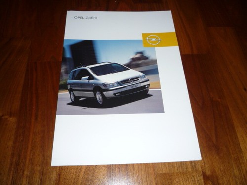 Opel zafira prospekt - opel,