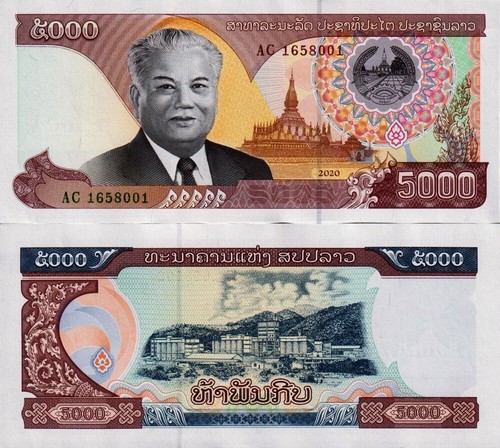 Laos 5000 kip 2020 fds - -,